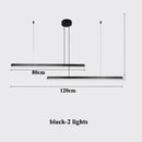 Axyaa Gold Black Led Dimmable Pendant Lights for Dining Room Hanging Fixtures