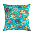 Mini Bulb Decorative Flax Pillowcase by Axyaa - 45*45cm