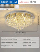 Axyaa Crystal Ceiling Lamp: Modern Minimalist Style for Bedrooms, Studies & Living Rooms
