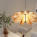 Axyaa Modern Glass Crystal Chandelier for Restaurants and Bars