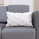 Axyaa Fluffy Diamond Embroidery Cushion Cover for Home Decor - 30x50cm 45x45cm