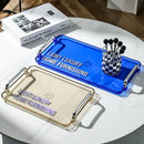 Axyaa Light Luxury Water Cup Tray for Home Storage and Organization