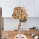 Axyaa Wabi Sabi Pendant Lights: Elegant Rattan Hanging Lamps for Bar Table, Living Room, and Restaurant