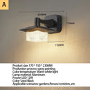 Axyaa LED Outdoor Wall Light: Waterproof & Modern for Courtyard, Garage, Balcony - Creative Design