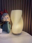 Axyaa Nordic Girl Bedside Desk Light: USB Dimming, Creative Atmosphere, Eye Protection
