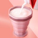 Axyaa Foldable Coffee Cup with Lid for Travel and Outdoor Use