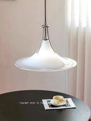 Axyaa Modern Horn Glass Chandelier Pendant for Dining Room Bedroom