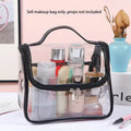Axyaa Clear Toiletry Bag Set: 3pcs, Large Capacity, Travel Organizer, Makeup Pouch