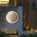 Axyaa Moon Wall Lamp: Luxury Nordic Light for Bedside, Staircase, or Entrance