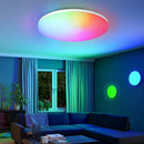 Axyaa Rainbow RGB Ceiling Lamp 54W Smart LED Remote Control 220V
