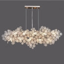 Axyaa Modern Luxury Glass LED Chandelier for Home and Office Decor