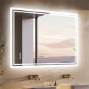 Axyaa Backlit LED Bathroom Mirror | Dimmable | Demist | Wall Mounted | Rectangle