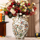 Axyaa European Crack Glaze Vase for Home Decor and Flower Arrangement