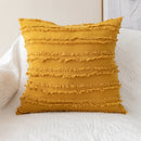 Axyaa Daisy Floral Cushion Cover - White Embroidered Pillow Cover (45x45cm/30x50cm)