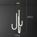 Axyaa Modern Ceiling Chandeliers for Dining and Living Room Lighting