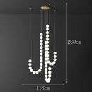 Axyaa Modern Ceiling Chandeliers | Dining and Living Room Hanging Lights