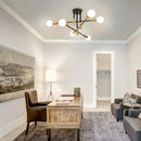 Axyaa Nordic Minimalist LED Ceiling Chandelier for Bedrooms Living Rooms
