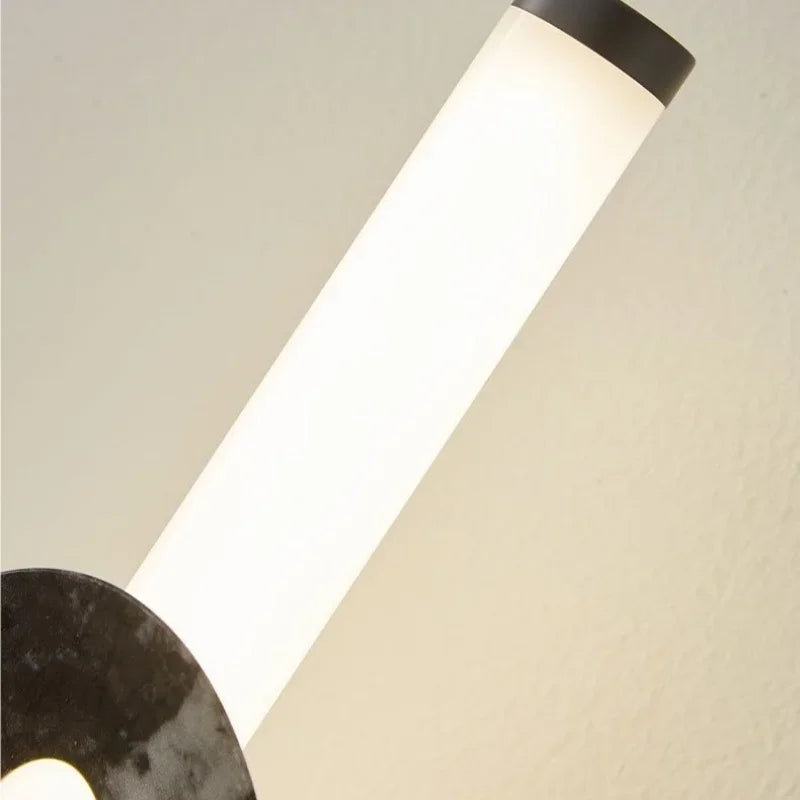 Axyaa Nordic Minimalist Wall Light Iron Lamp for Bedroom Living Room Study