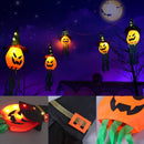 Halloween Glowing Pumpkin Ghosts Lights Set by Axyaa for Indoor and Outdoor Decor