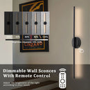Axyaa Touch Switch LED Wall Sconce with USB, Dimmable, Wireless, Rechargeable
