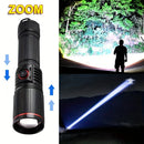 Axya Rechargeable LED Flashlight 6 Lighting Modes Waterproof Tactical Torch