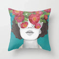 Rose Flora Pattern Pillow Case by Axyaa - Decorative Cushion Covers
