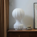 Silk Cocoon Style LED Table Lamp by Axyaa - Modern Designer Home Decor Lighting