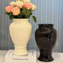 Axyaa French Style Ceramic Vase for Elegant Living Room Decor