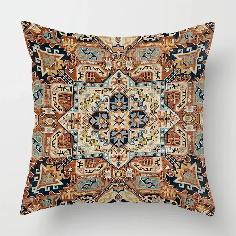 Moroccan Ethnic Pillowcase Sleeve for Home Décor by Axyaa