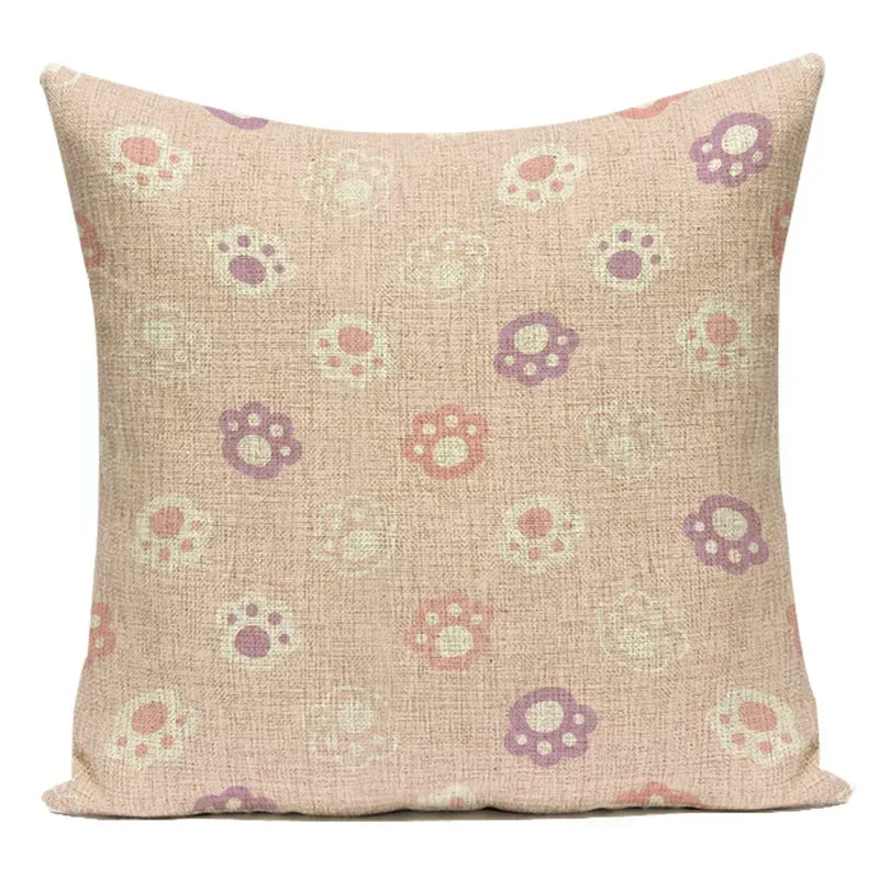Axyaa Cartoon Pillow Cover: Cute Print Pillow Cover for Home, Bedroom, & Car