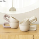 Axya Ceramic Mug with Big Handle for Coffee, Tea, Milk, Juice, and Water