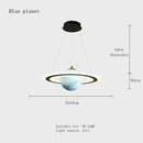 Axyaa Kids LED Saturn Pendant Light - Planet Design for Bedroom, Living Room & Kitchen