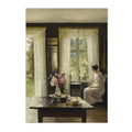 Moody Victorian Woman Portrait Wall Art Print by Axyaa