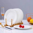 Axyaa White Melamine Dinner Plate Set - Western Steak Tray - Tableware Dish Plates