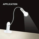 Axya 360° Flexible Desk Lamp Holder with Clip-On Base and On/Off Switch