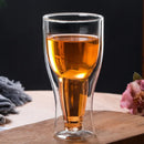 Axya Double Wall Glass Tea Drink Cups Healthy Coffee Insulated Shot Glass