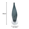 Axyaa Wheat Ear Glass Vase for Desk Decor and Flower Arrangement
