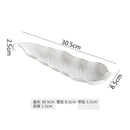 Axyaa Ceramic Dessert Plate Set: Creative Sushi & Snack Serving Dishes.