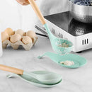Silicone Spoon Rest Heat Resistant Coaster Tray Pot Holder Kitchen Mat by Axyaa