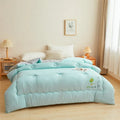 Axyaa Cotton & Soybean Fiber Quilt, Spring/Autumn/Winter, Solid Color, Washed Cotton Core