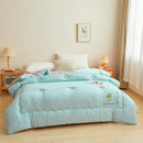 Axyaa Cotton & Soybean Fiber Quilt, Spring/Autumn/Winter, Solid Color, Washed Cotton Core