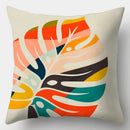 Axyaa Geometric Color Splicing Pillowcase 45x45cm Modern Home Decor