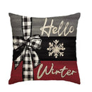 Axyaa Halloween Pumpkin Print Pillow Cover 45x45 - Festive Home Decor & Holiday Gift
