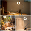 Axyaa LED Clip Desk Lamp: Flexible Dimmable for Study, 3 Color Temperatures, Eye Protection