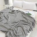 Axyaa Cozy Cable Knit Throw Blanket for Twin Queen Bed