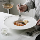 Axyaa Ceramic Soup Dessert Plate Set