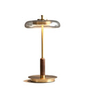 Axyaa Nordic LED Desk Lamp Luxury Walnut Wood Modern Floor Light