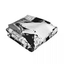 Axyaa Halloween Plaid Throw Blanket