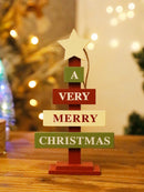 Axyaa Christmas Centerpiece Road Sign Ornaments Table Decor Hanging Ornaments