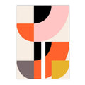 Axyaa Abstract Geometry Color Block Canvas Wall Art Print Living Room Decor